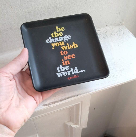 Pair of inspirational quotable trinket trays - Picture 5 of 6